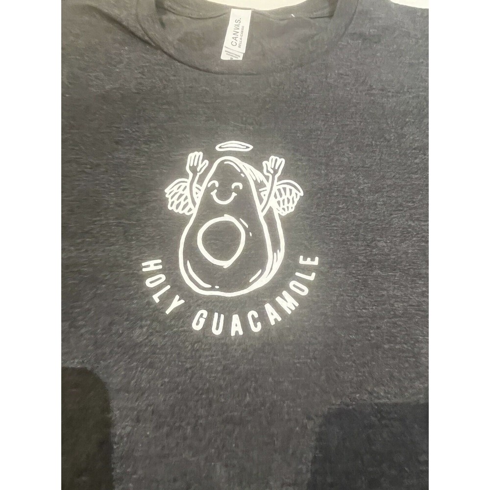 Holy Guacamole Funny Food Guac Avocado Lover Mexican Food T-Shirt Gray medium